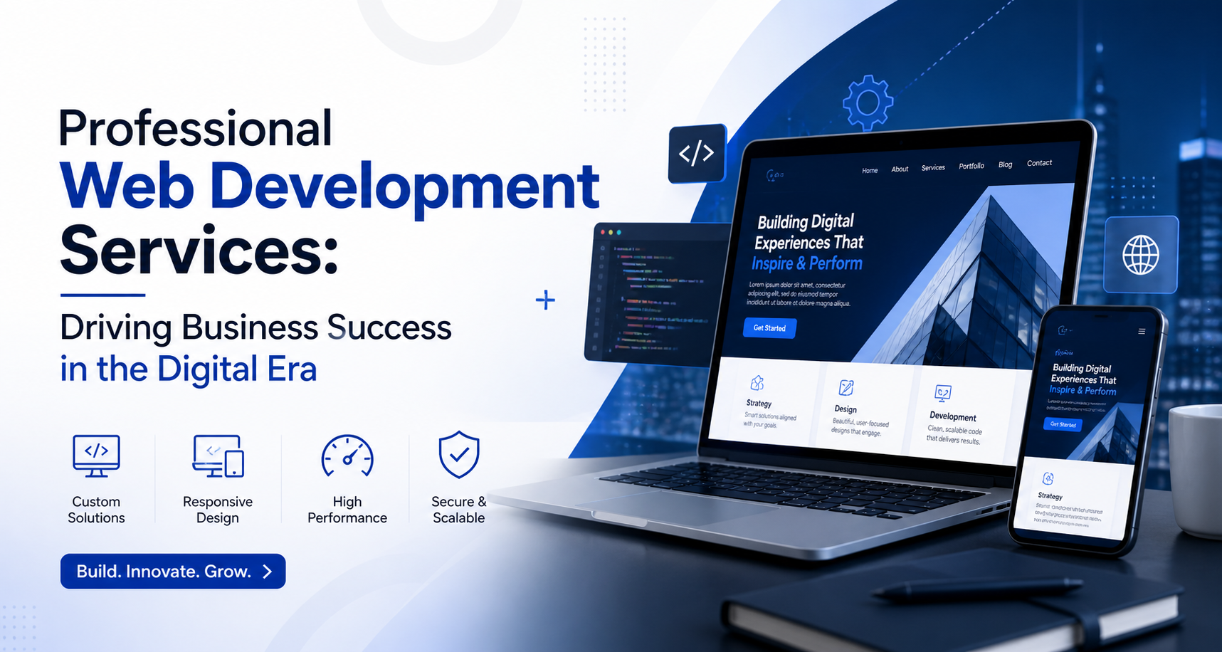 Professional Web Development Services: Driving Business Success in the Digital Era