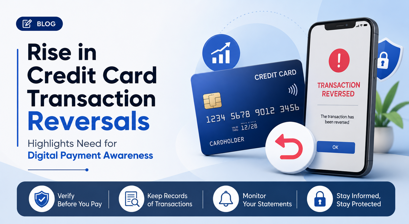 Rise in Credit Card Transaction Reversals Highlights Need for Digital Payment Awareness